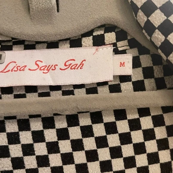 Dane Check Top
Lisa Says Gah! M - Picture 5 of 5